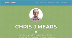 Desktop Screenshot of chrisjmears.com