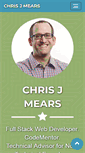 Mobile Screenshot of chrisjmears.com